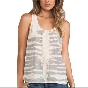 NWT Gypsy 05 Silk Tie Dye Racerback Tank Top size Small